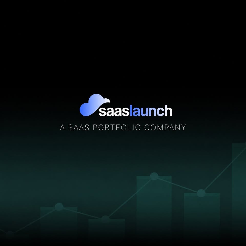 SaaSLaunch Brandva portfolio-company cover graphic from the public Facebook portfolio
