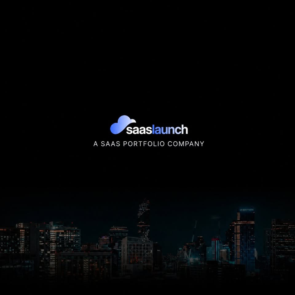 SaaSLaunch Ultimate Business Box portfolio-company cover graphic from the public Facebook portfolio